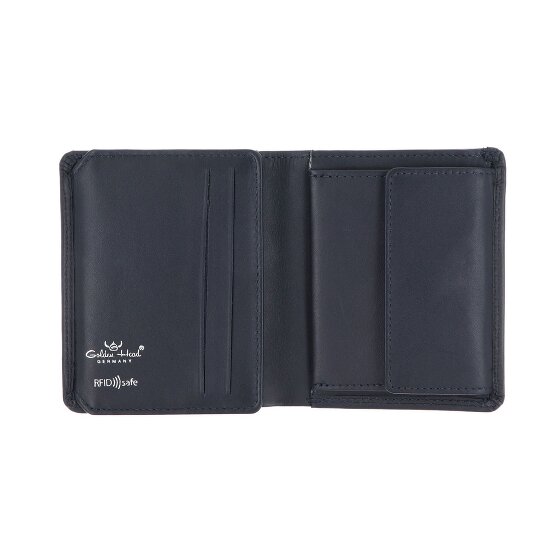 Golden Head Polo Geldbörse RFID Schutz Leder 10 cm
