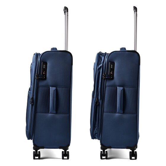 Cocoono Mauritius 4 Rollen Trolley M 70 cm mit Dehnfalte