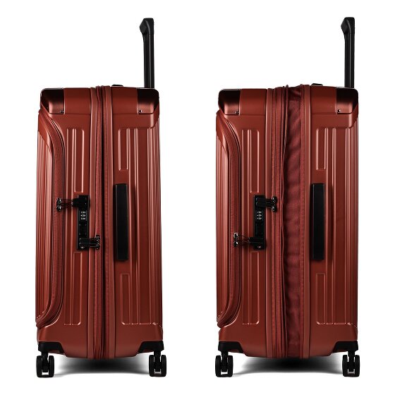 Piquadro PQ-Light 4 Rollen Trolley M 69 cm mit Dehnfalte