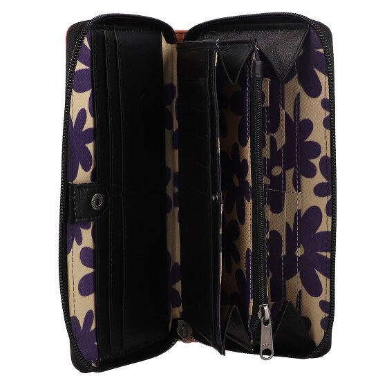 Greenburry Nappa Geldbörse RFID Schutz Leder 19.5 cm