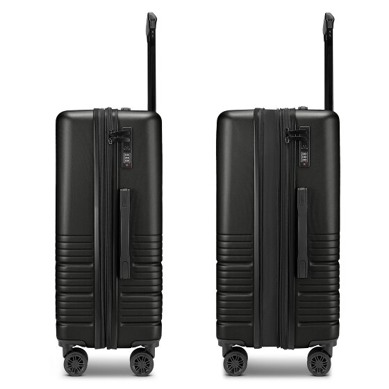 camel active Hanoi 4 Rollen Kofferset 3-teilig mit Dehnfalte
