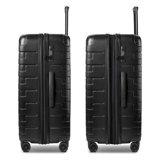 Tonino Lamborghini Milano 4 Rollen Trolley L 72 cm mit Dehnfalte