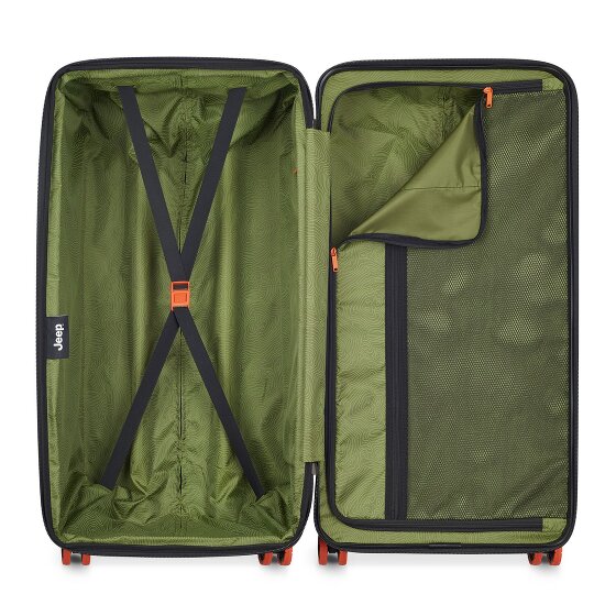 Jeep JH002B 4 Rollen Trolley 80 cm mit Dehnfalte