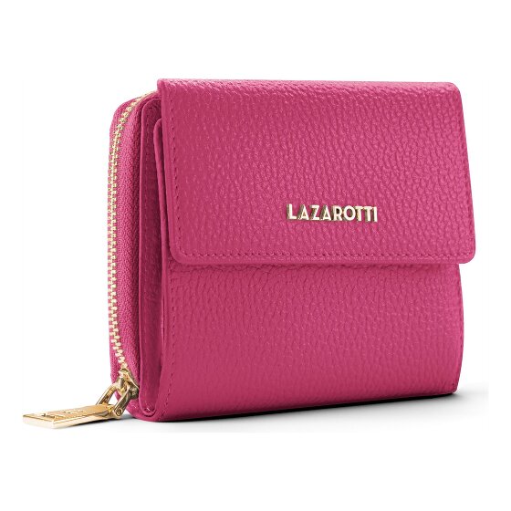 Lazarotti Bologna Leather Zip-Around Geldbörse Leder 12 cm
