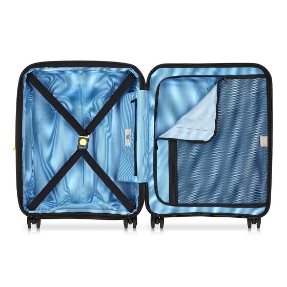 Delsey Paris Lutece Se 4 Rollen Kabinentrolley 55 cm mit Dehnfalte