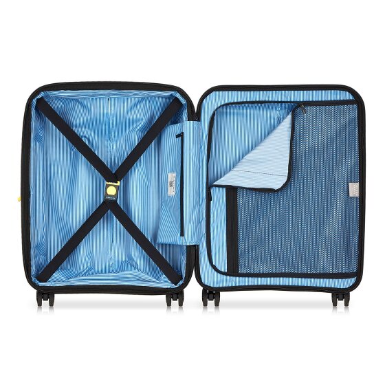 Delsey Paris Lutece Se 4 Rollen Kabinentrolley 55 cm mit Dehnfalte