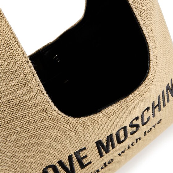 Love Moschino Cargo Canvas Schultertasche 34 cm