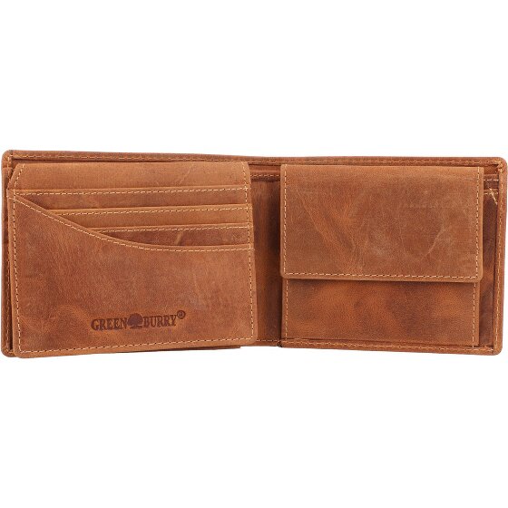 Greenburry Vintage Geldbörse Leder 12 cm