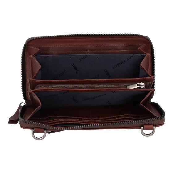 Jack Kinsky Montreal Clutch Geldbörse Leder 19 cm