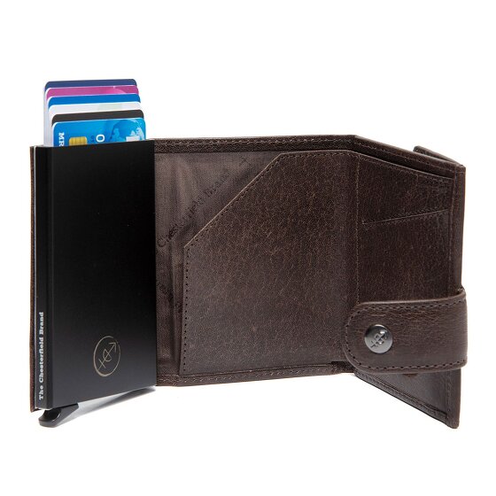 The Chesterfield Brand Varrano Geldbörse RFID Schutz Leder 7 cm