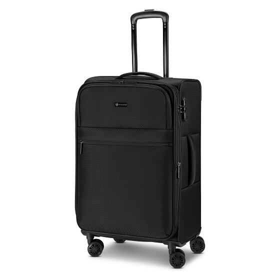 Bugatti Valencia Soft 4 Rollen Trolley M 65 cm mit Dehnfalte