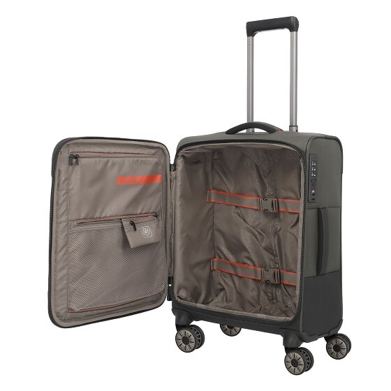 Travelite Crosslite 5.0 4 Rollen Kabinentrolley S 55 cm Laptopfach