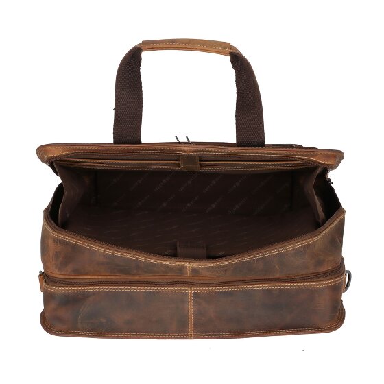 Greenburry Vintage 2 Rollen Businesstrolley 33 cm Laptopfach