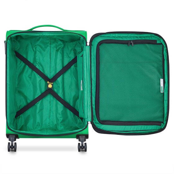 Delsey Paris x United Colors of Benetton Color Bock 4-Rollen Trolley 67 cm mit Dehnfalte