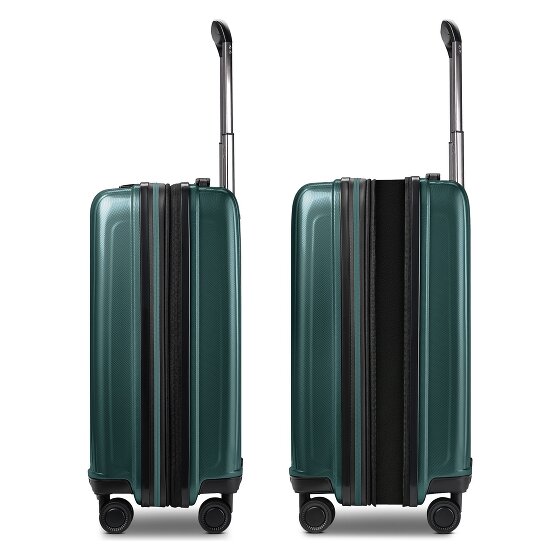 Redolz Essentials 14 Kofferset 2 tlg. Kabinentrolley mit Dehnfalte & Beautycase