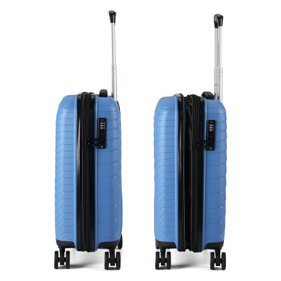 Benzi 5808 4 Rollen Kabinentrolley 55 cm mit Dehnfalte