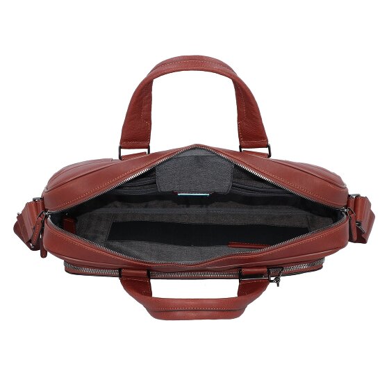 Piquadro Black Square Aktentasche Leder 40 cm Laptopfach