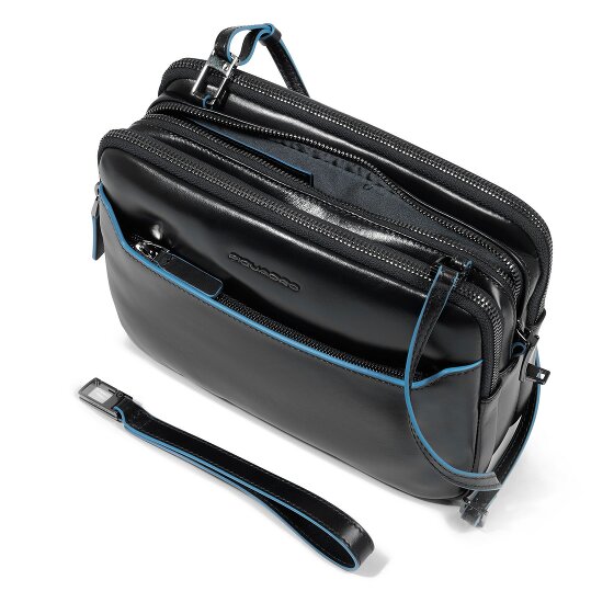Piquadro Blue Square Umhängetasche Leder 23 cm