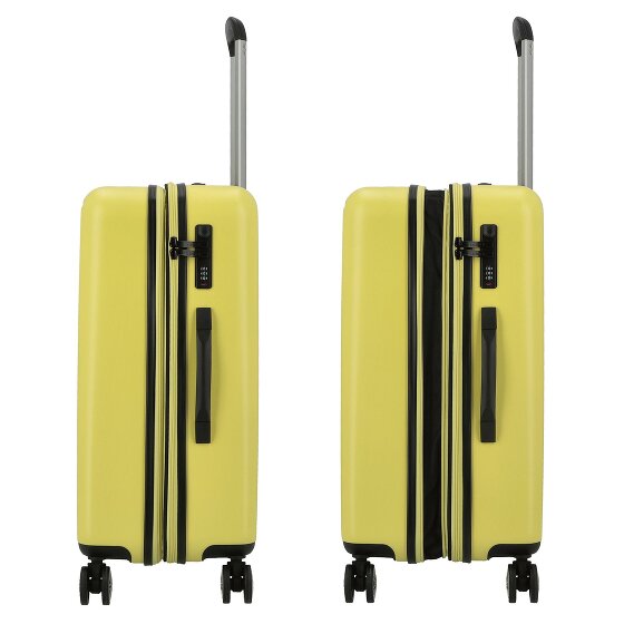 Gabol Future Plus 4 Rollen Trolley 66 cm mit Dehnfalte