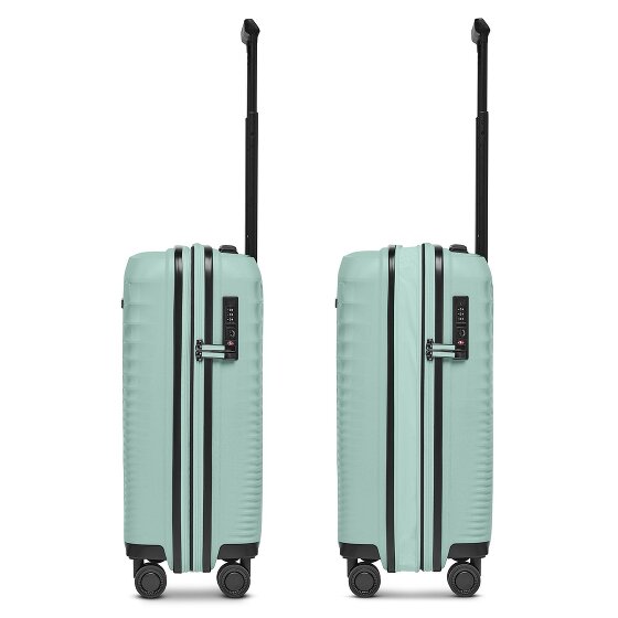 Farmhood Eco Edition 4 Rollen Kabinentrolley 55 cm mit Dehnfalte