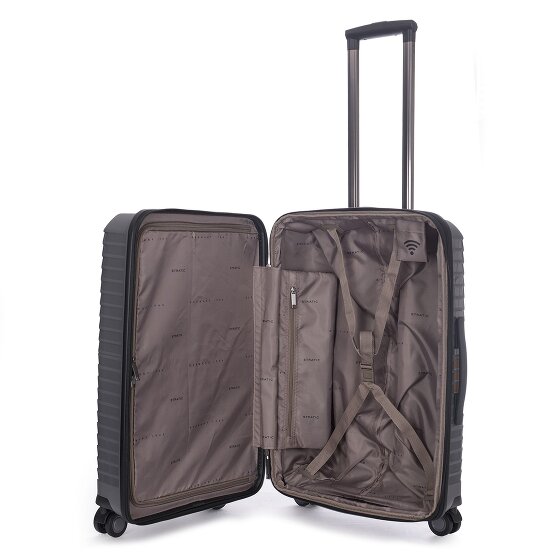 Stratic Bright+ 4 Rollen Trolley M 66 cm mit Dehnfalte