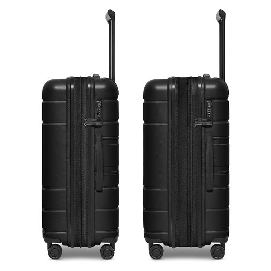 Redolz Essentials 11 4 Rollen Kofferset 3-teilig mit Dehnfalte