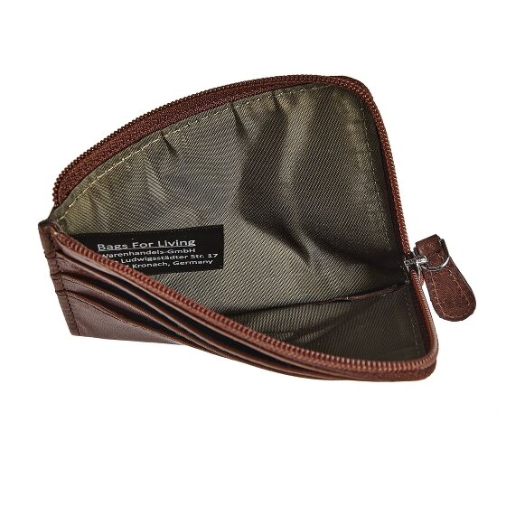 Greenburry Newport Kreditkartenetui RFID Schutz Leder 10.5 cm
