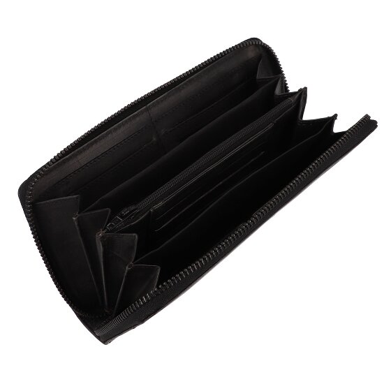 Greenburry Destressed Geldbörse RFID Schutz Leder 19 cm