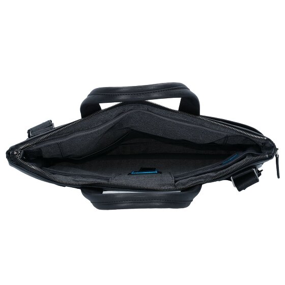 Piquadro Black Square Aktentasche Leder 42 cm Laptopfach