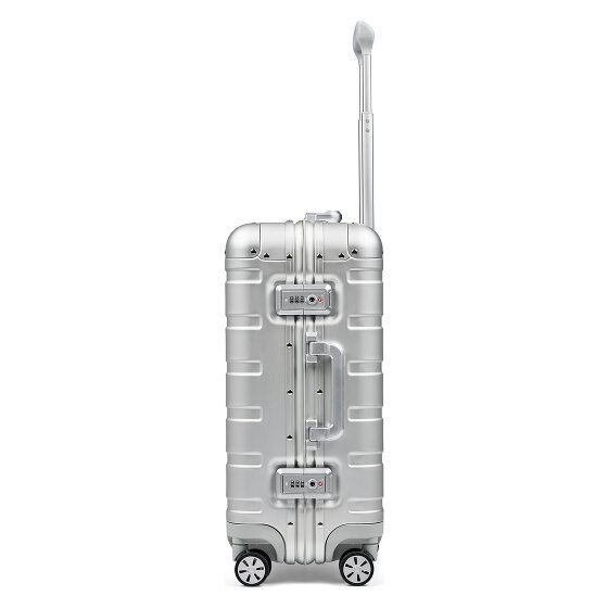 Redolz Pro Aluminium 4 Rollen Kabinentrolley S 55 cm