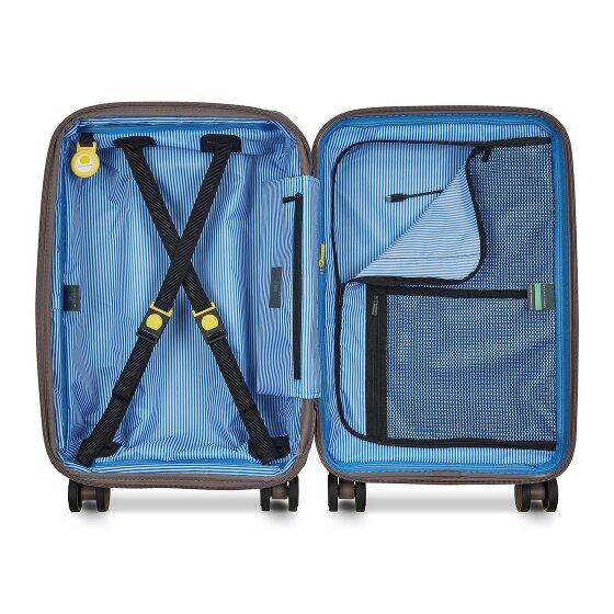 Delsey Paris Lutece 4 Rollen Kabinentrolley 55 cm mit Dehnfalte
