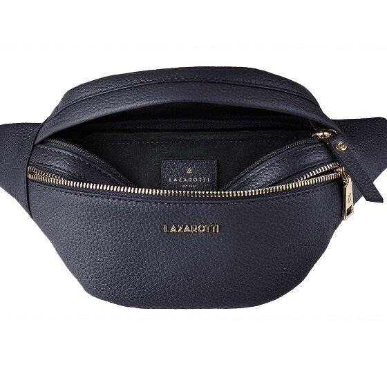 Lazarotti Bologna Leather Double-Zip Gürteltasche Crossbody Leder 25 cm
