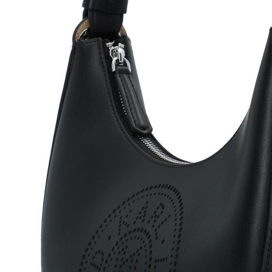 Karl Lagerfeld Circle Schultertasche Leder 28 cm