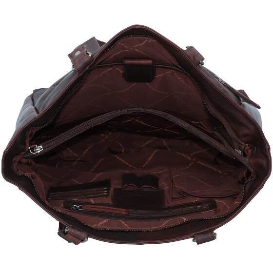 The Chesterfield Brand Wax Pull Up Schultertasche Leder 36 cm Laptopfach