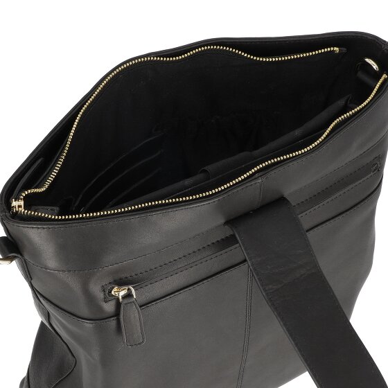 Plevier Bow Schultertasche Leder 30 cm Laptopfach