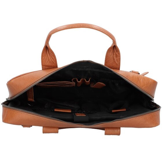 Plevier Rock Aktentasche RFID Schutz Leder 43 cm Laptopfach