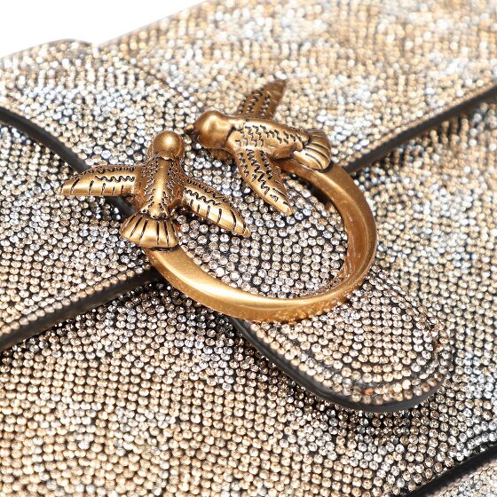 PINKO Love One Mini Bag Umhängetasche Leder 18 cm