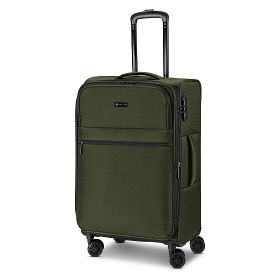 Bugatti Valencia Soft 4 Rollen Trolley M 65 cm mit Dehnfalte
