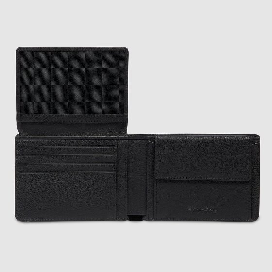 Piquadro Cronus Geldbörse RFID Schutz Leder 12.5 cm
