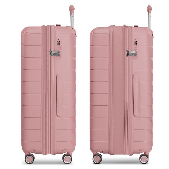 Franky London 4 Rollen Trolley L 74 cm mit Dehnfalte