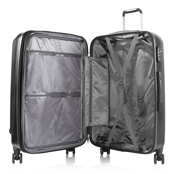 Heys Vantage 4 Rollen Trolley L 76 cm mit Dehnfalte