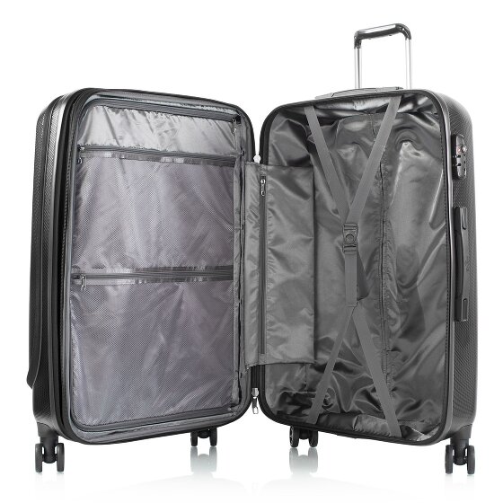 Heys Vantage 4 Rollen Trolley L 76 cm mit Dehnfalte