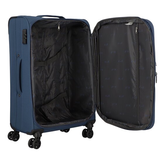 d&n Travel Line 6864 4-Rollen Trolley 66 cm