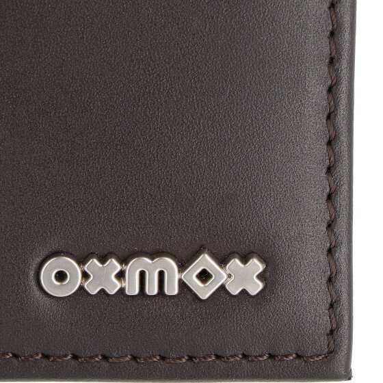 oxmox Leather Geldbörse RFID Schutz Leder 12 cm