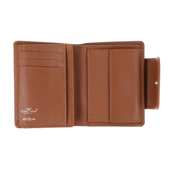 Golden Head Polo Geldbörse RFID Schutz Leder 12 cm