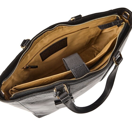 Burkely Fine Florence Shopper Tasche Leder 36 cm Laptopfach