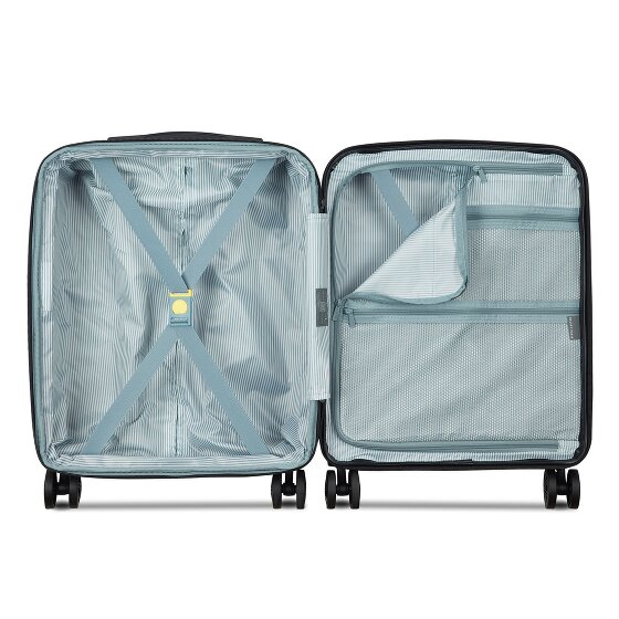 Delsey Paris Meteor 4 Rollen Kabinentrolley 55 cm mit Dehnfalte