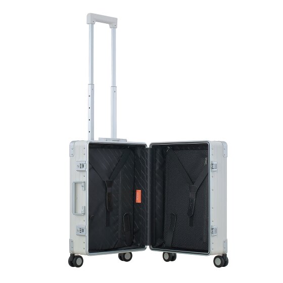 Aleon Fortis 4-Rollen Kabinentrolley Aluminium 54 cm