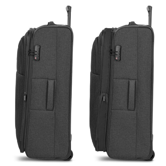 Redolz Essentials 12 2 Rollen Trolley L 78 cm mit Dehnfalte