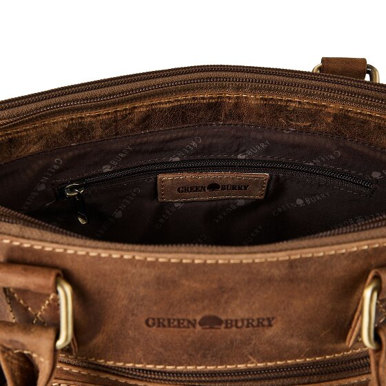 Greenburry Vintage Handtasche Leder 34 cm